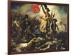 Liberty Leading the People, 28 July 1830-Eugene Delacroix-Framed Giclee Print