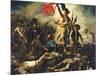 Liberty Leading the People, 28 July 1830-Eugene Delacroix-Mounted Giclee Print