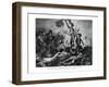 Liberty Leading the People' 28th July 1830-Eugene Delacroix-Framed Giclee Print