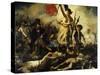Liberty Leading the People, July 28, 1830-Eugene Delacroix-Stretched Canvas
