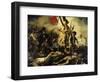 Liberty Leading the People, July 28, 1830-Eugene Delacroix-Framed Premium Giclee Print