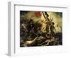 Liberty Leading the People, July 28, 1830-Eugene Delacroix-Framed Premium Giclee Print