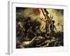 Liberty Leading the People, July 28, 1830-Eugene Delacroix-Framed Art Print