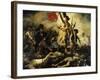 Liberty Leading the People, July 28, 1830-Eugene Delacroix-Framed Art Print