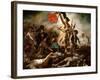 Liberty Leading the People (Oil on Canvas, 1830)-Ferdinand Victor Eugene Delacroix-Framed Giclee Print