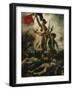 Liberty Leading the People-Eugene Delacroix-Framed Giclee Print