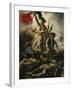 Liberty Leading the People-Eugene Delacroix-Framed Giclee Print