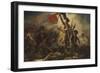 Liberty Leading the People-Eugene Delacroix-Framed Art Print