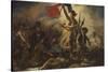 Liberty Leading the People-Eugene Delacroix-Stretched Canvas