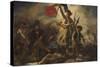 Liberty Leading the People-Eugene Delacroix-Stretched Canvas