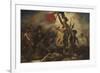 Liberty Leading the People-Eugene Delacroix-Framed Premium Giclee Print