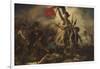 Liberty Leading the People-Eugene Delacroix-Framed Art Print