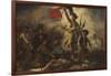 Liberty Leading the People-Eugene Delacroix-Framed Art Print