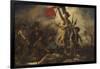 Liberty Leading the People-Eugene Delacroix-Framed Art Print