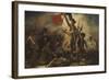 Liberty Leading the People-Eugene Delacroix-Framed Art Print