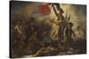 Liberty Leading the People-Eugene Delacroix-Stretched Canvas