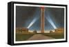 Liberty Memorial at Night, Kansas City, Missouri-null-Framed Stretched Canvas