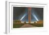 Liberty Memorial at Night, Kansas City, Missouri-null-Framed Art Print