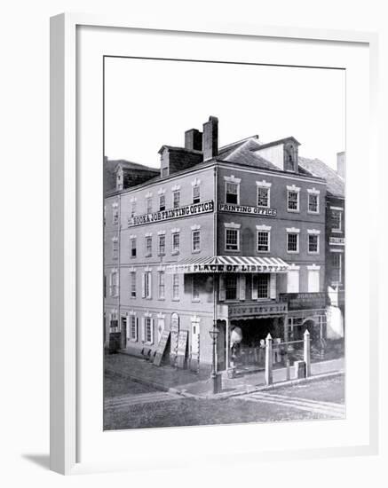 Liberty Printing Office, Philadelphia, Pennsylvania-null-Framed Photo