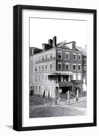 Liberty Printing Office, Philadelphia, Pennsylvania-null-Framed Art Print