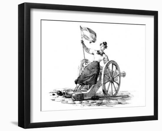 Liberty, Revolution of July 27-29Th, 1830, Paris-null-Framed Giclee Print