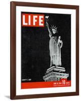 Liberty's Light, June 26, 1944-Dmitri Kessel-Framed Photographic Print