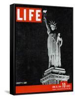 Liberty's Light, June 26, 1944-Dmitri Kessel-Framed Stretched Canvas