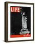 Liberty's Light, June 26, 1944-Dmitri Kessel-Framed Photographic Print