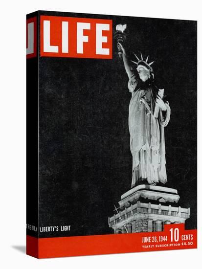 Liberty's Light, June 26, 1944-Dmitri Kessel-Stretched Canvas