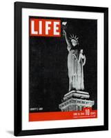 Liberty's Light, June 26, 1944-Dmitri Kessel-Framed Premium Photographic Print