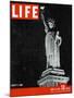 Liberty's Light, June 26, 1944-Dmitri Kessel-Mounted Premium Photographic Print