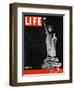 Liberty's Light, June 26, 1944-Dmitri Kessel-Framed Photographic Print