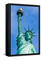 Liberty Statue New York American Symbol USA US-holbox-Framed Stretched Canvas