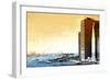 Liberty Sunset-Philippe Hugonnard-Framed Giclee Print