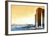 Liberty Sunset-Philippe Hugonnard-Framed Giclee Print