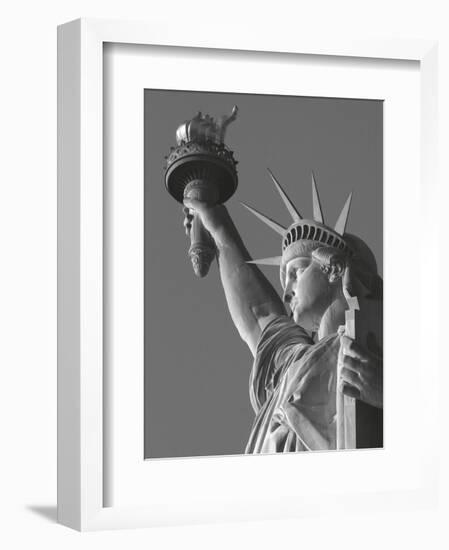 Liberty with Torch-Chris Bliss-Framed Art Print