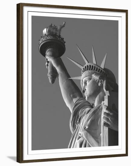 Liberty with Torch-Chris Bliss-Framed Art Print