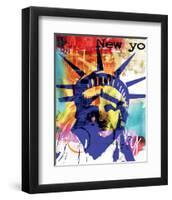 Liberty-Lucy Cloud-Framed Art Print