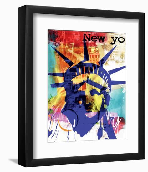 Liberty-Lucy Cloud-Framed Art Print