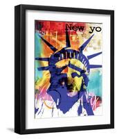 Liberty-Lucy Cloud-Framed Art Print