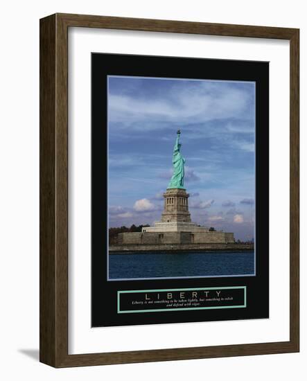 Liberty-null-Framed Art Print