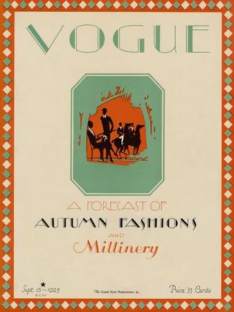 Vogue Cover - September 1925