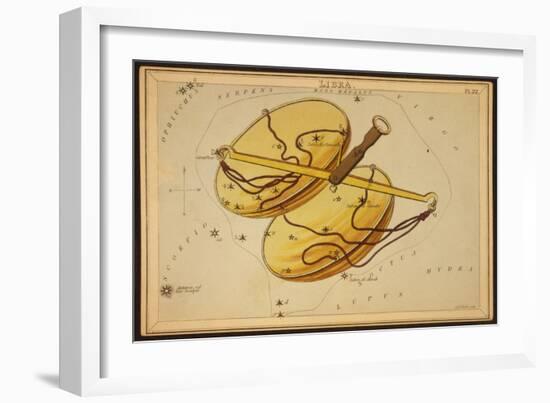 Libra Constellation, Zodiac Sign, 1825-Science Source-Framed Giclee Print