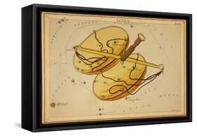 Libra Constellation, Zodiac Sign, 1825-Science Source-Framed Stretched Canvas