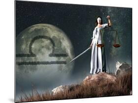 Libra Is the Seventh Astrological Sign of the Zodiac-Stocktrek Images-Mounted Photographic Print
