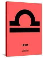 Libra Zodiac Sign Black-NaxArt-Stretched Canvas