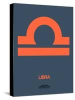 Libra Zodiac Sign Orange-NaxArt-Stretched Canvas