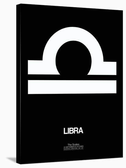 Libra Zodiac Sign White-NaxArt-Stretched Canvas