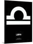 Libra Zodiac Sign White-NaxArt-Mounted Art Print