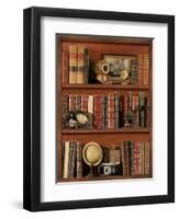 Librairie III-Pela Design-Framed Art Print